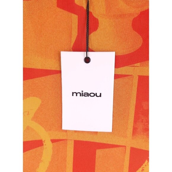 Miaou Recycled Polyester T-shirt Plus Size 2XL Womens Stone Orange $100 - Picture 9 of 13